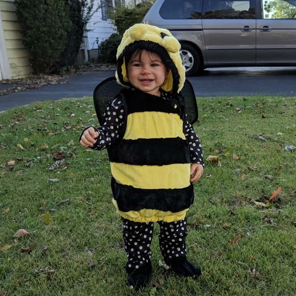 baby bumblebee halloween costume 12 18 mos